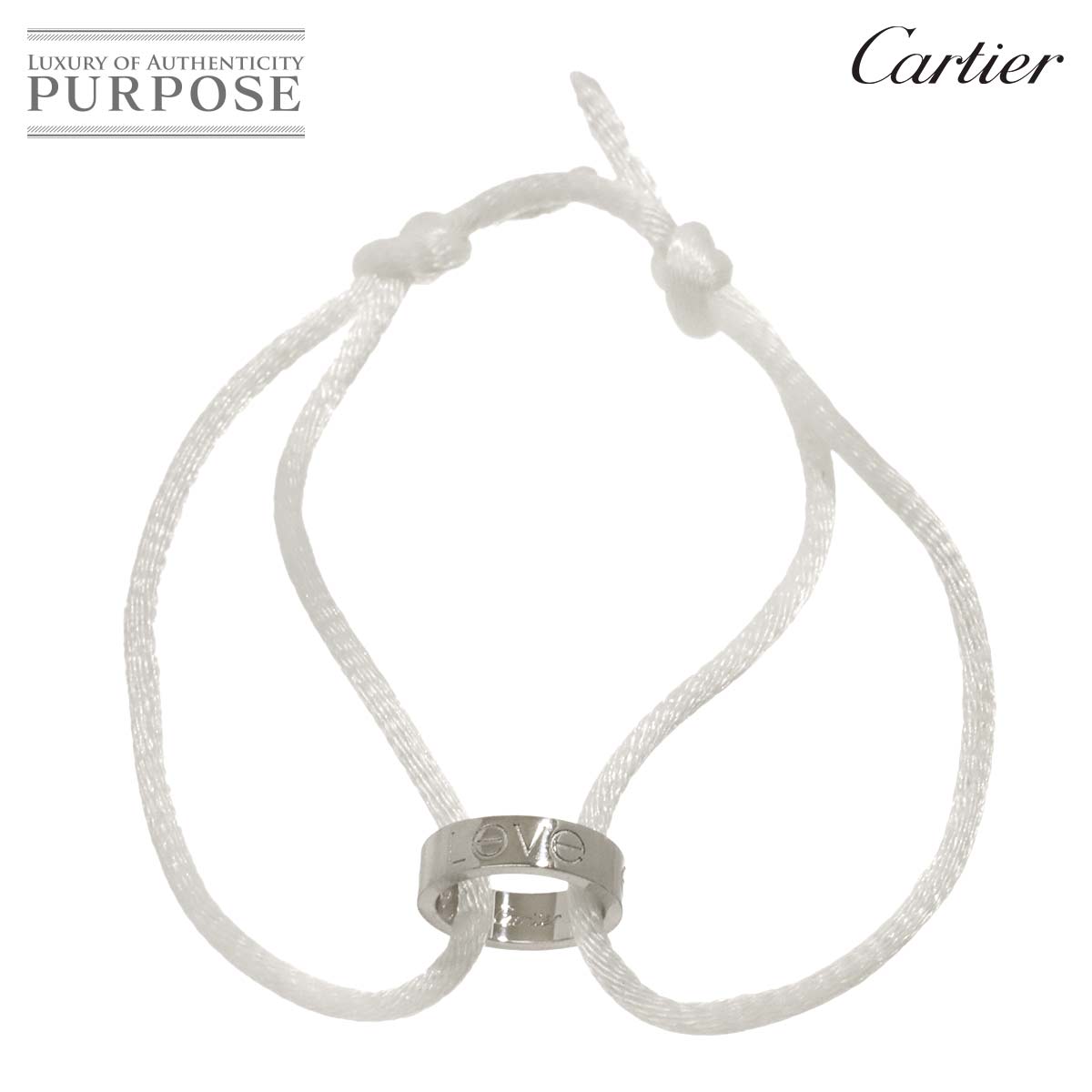 Cartier ラブチャリティ ブレスレット K18 WG ホワイトゴールド 750  Love Charity Bracelet カルティエ 90339189