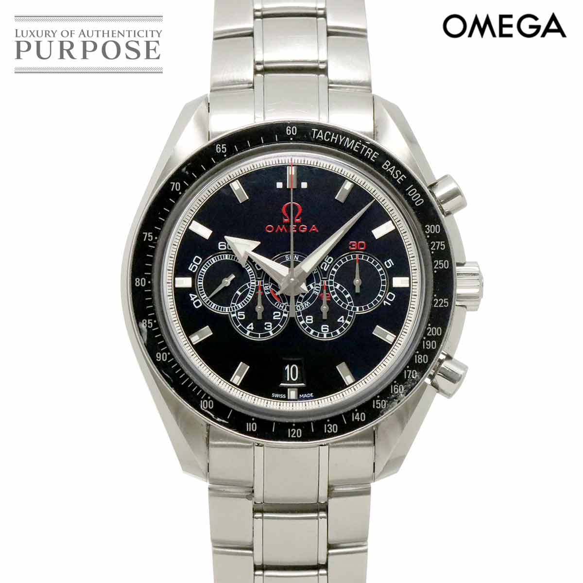 OMEGA スピードマスター ブロードアロー オリンピックコレクション 321 30 44 52 01 001 クロノグラフ 5カウンター メンズ 腕時計 デイデイト 自動巻き オメガ 90339072