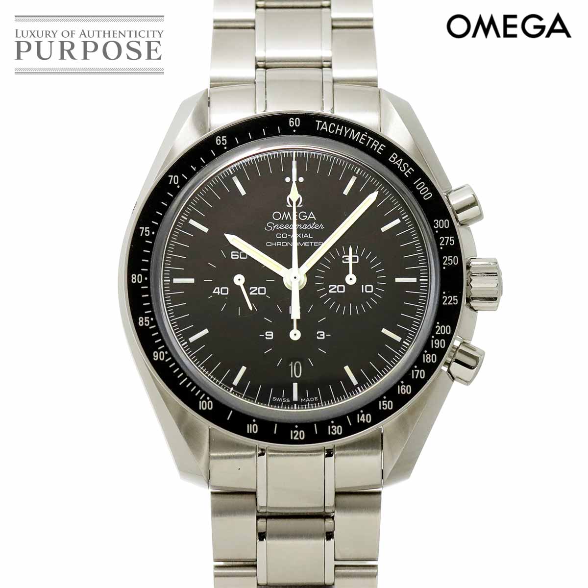 OMEGA スピードマスター コーアクシャル 311 30 44 50 01 001 クロノグラフ メンズ 腕時計 デイト ブラック 自動巻き ウォッチ Speedmaster オメガ 90343272