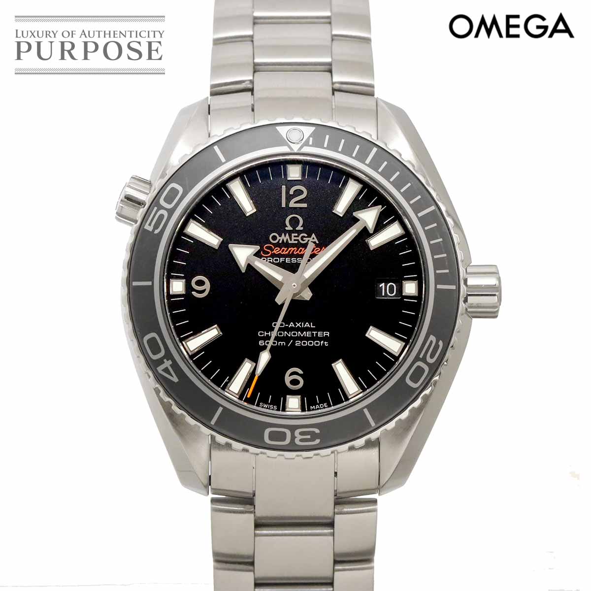 OMEGA シーマスター プラネットオーシャン 600M 232 30 42 21 01 001 メンズ 腕時計 デイト ブラック オートマ 自動巻き Seamaster Planet Ocean オメガ 90343287
