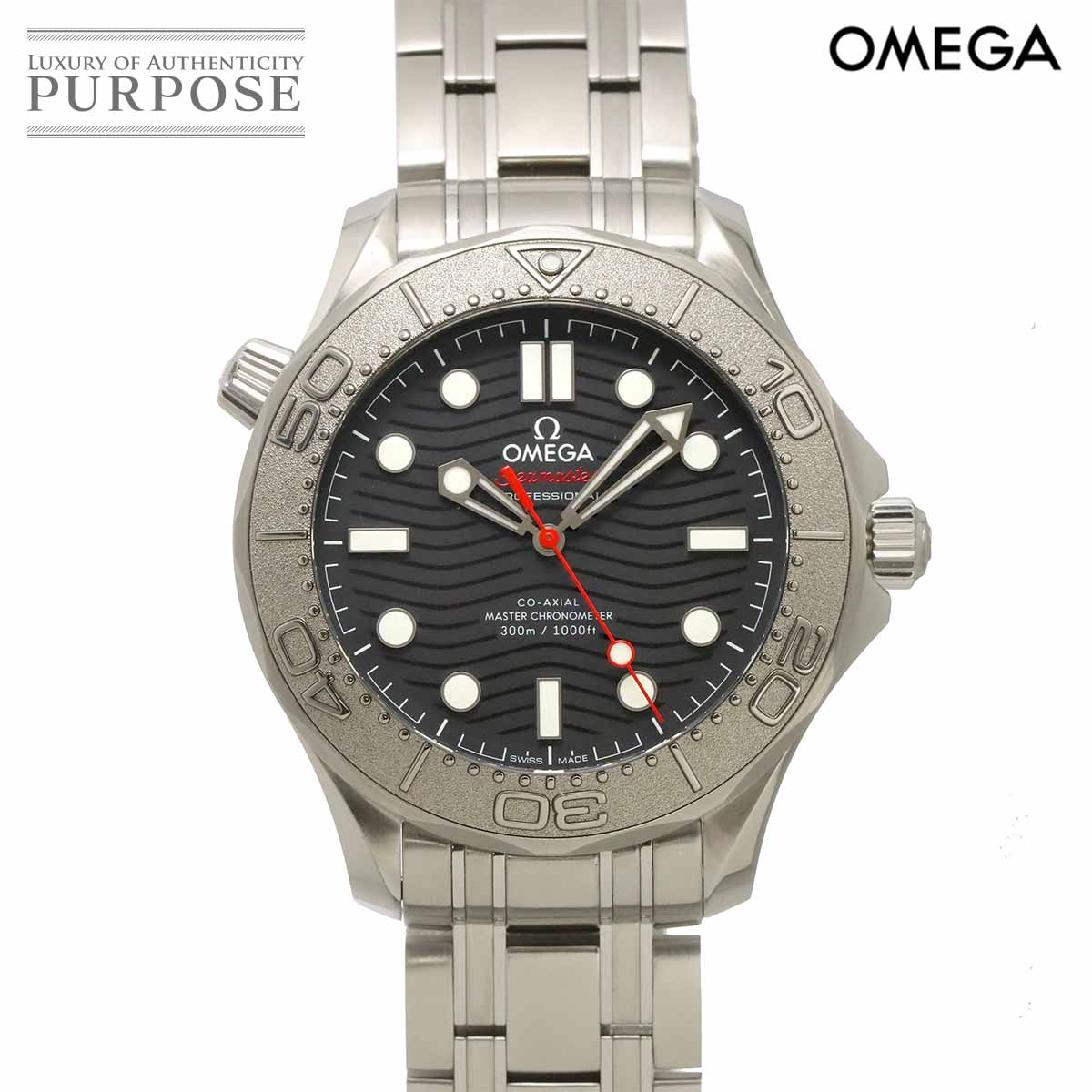 OMEGA シーマスター ダイバー 300M コーアクシャル マスタークロノメーター 210 30 42 20 01 002 メンズ 腕時計 ブラック オートマ 自動巻き Seamaster オメガ 90343290