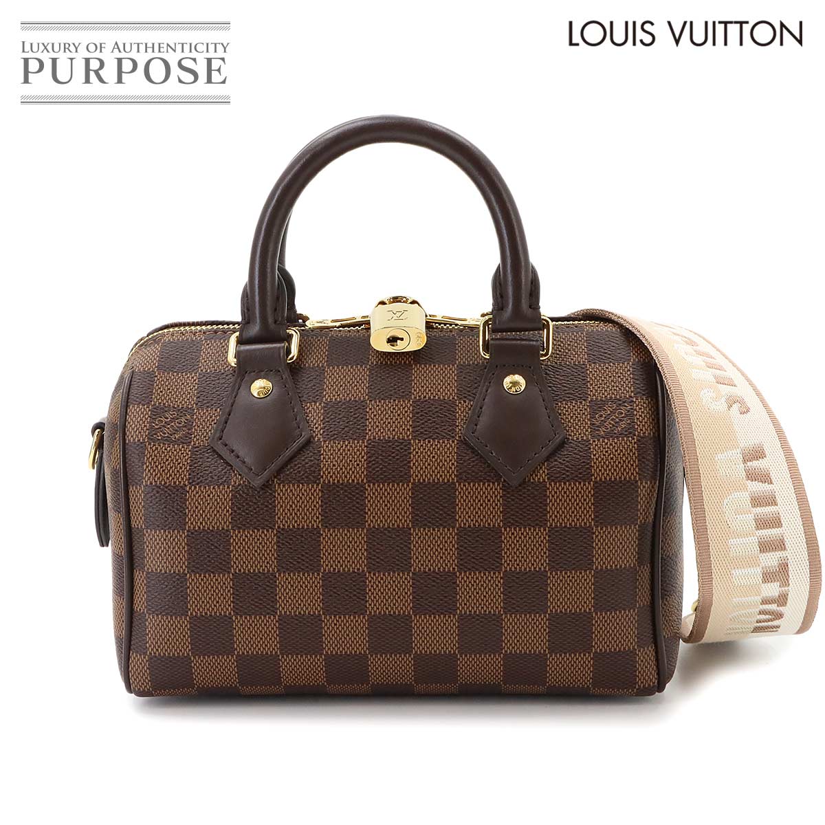 LOUIS VUITTON スピーディ バンドリエール 20 ダミエ 2way ハンド ショルダー バッグ エベヌ N40489 RFID Speedy Bandouliere 20 ルイ ヴィトン 90335381