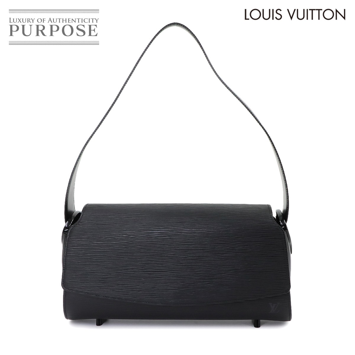 LOUIS VUITTON エピ ノクターン GM ショルダー バッグ レザー ノワール M52172 Epi Nocturne GM ルイ ヴィトン 90341890