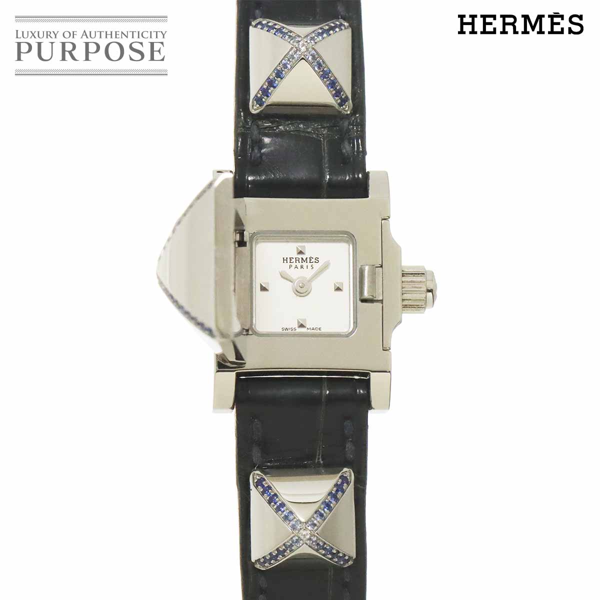 HERMES クリッパー ダイバー クロノグラフ コンビ CL2 920 メンズ