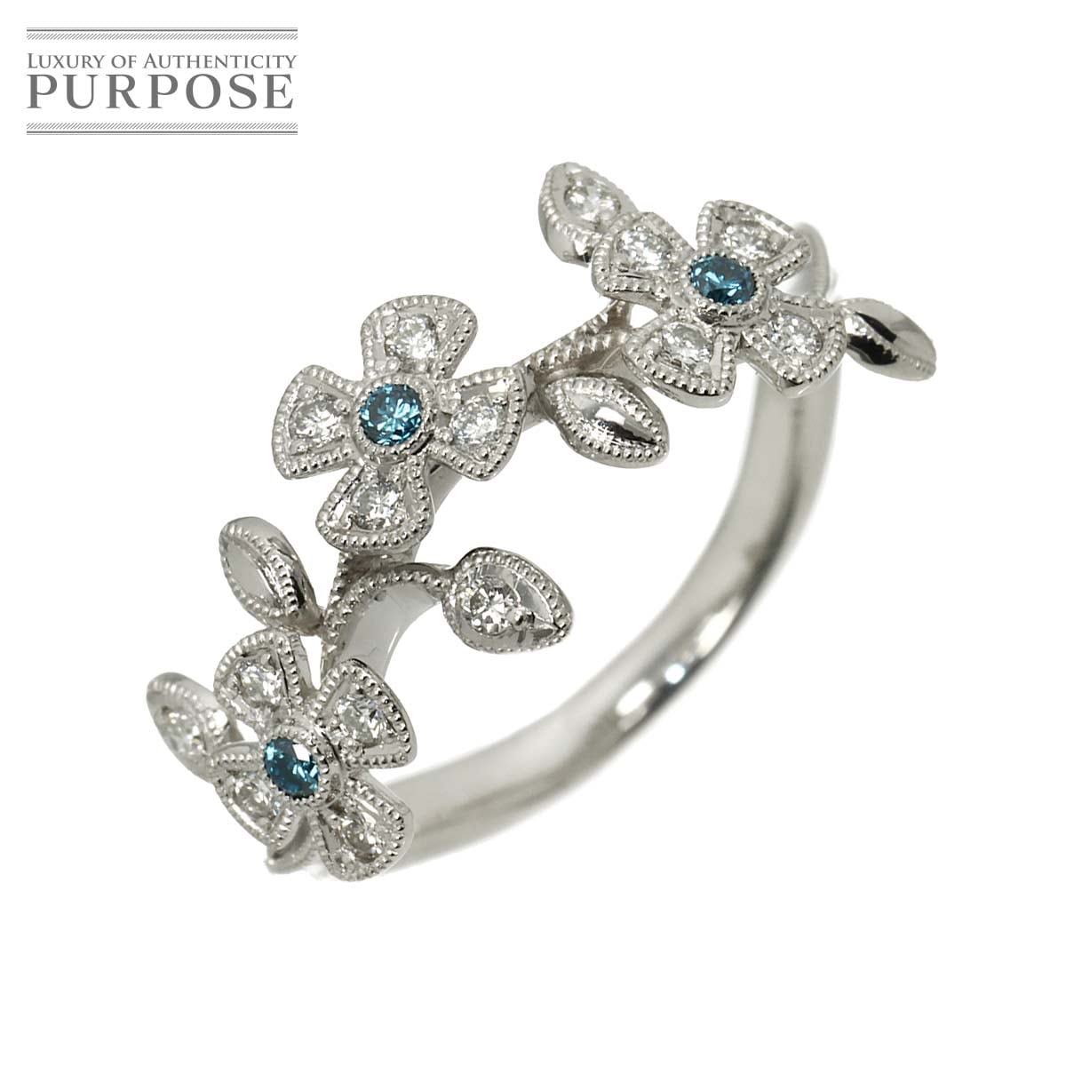 リング 15号 ダイヤ 0.23ct Pt プラチナ 指輪 Diamond Ring 90342126