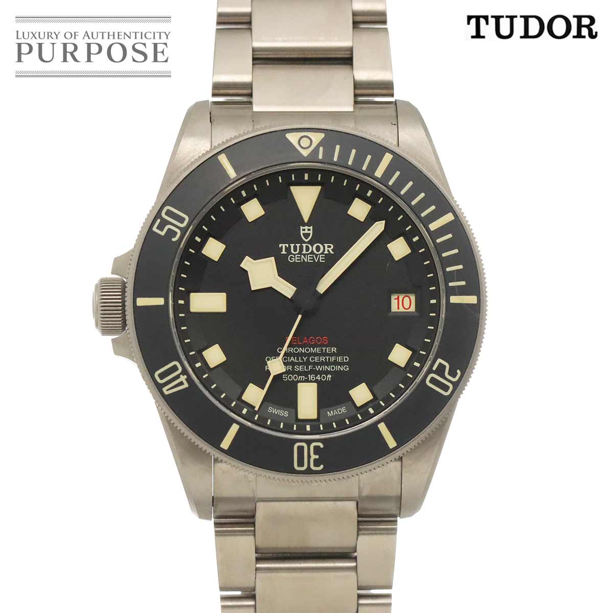 TUDOR ペラゴス LHD 25610TNL メンズ 腕時計 ブラック オートマ 自動巻き ウォッチ Pelagos チューダー チュードル 90344310