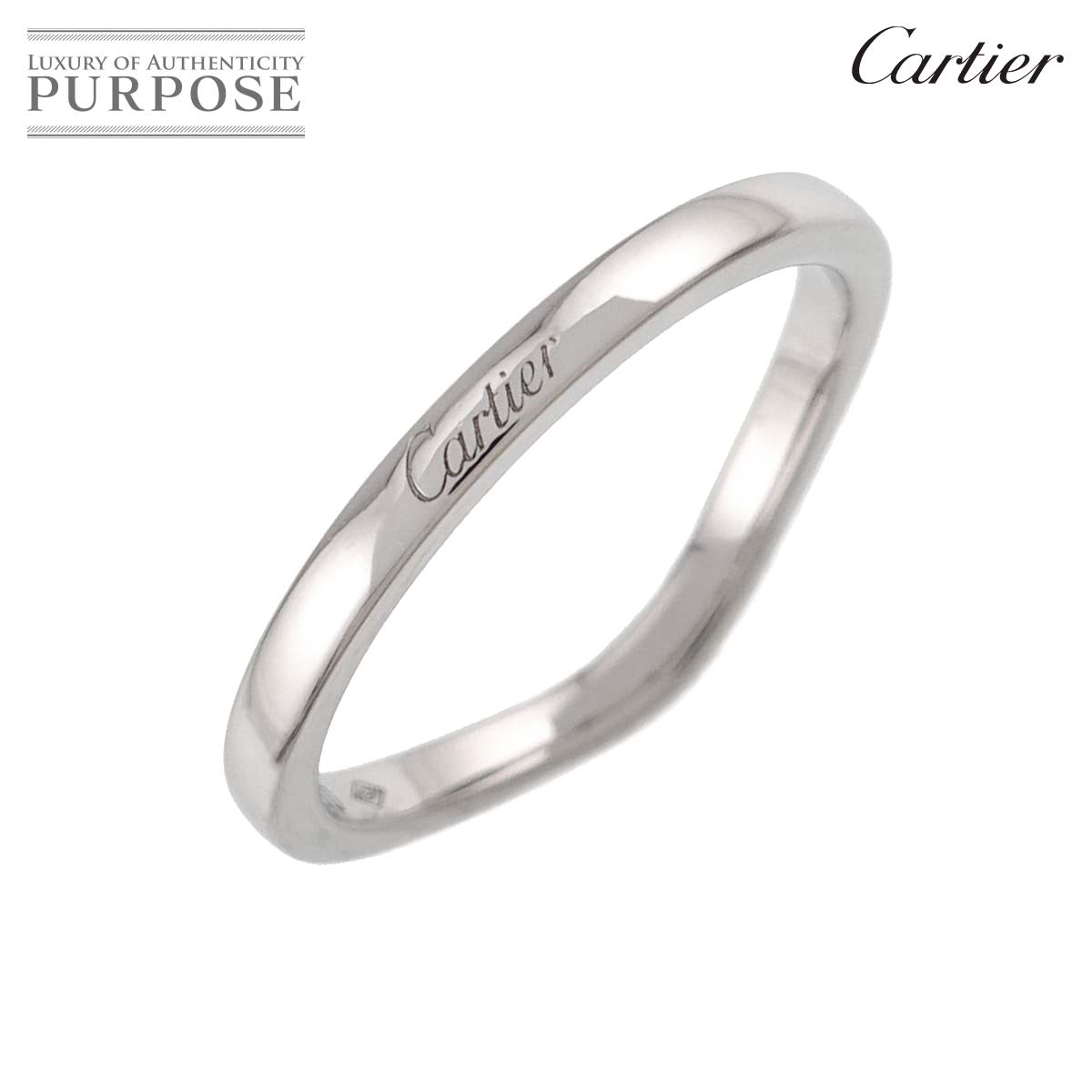カルティエ　ファションリング Cartier ラブ #58 リング K18 WG ホワイトゴールド 750 指輪 Love Ring