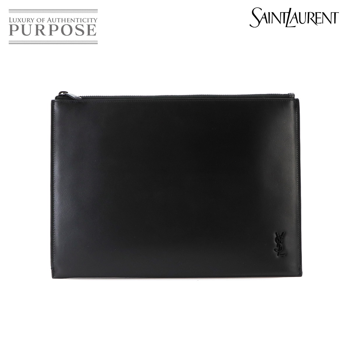 SAINT LAURENT ケイト チェーン ウォレット 二つ折り 長財布 クロコ型