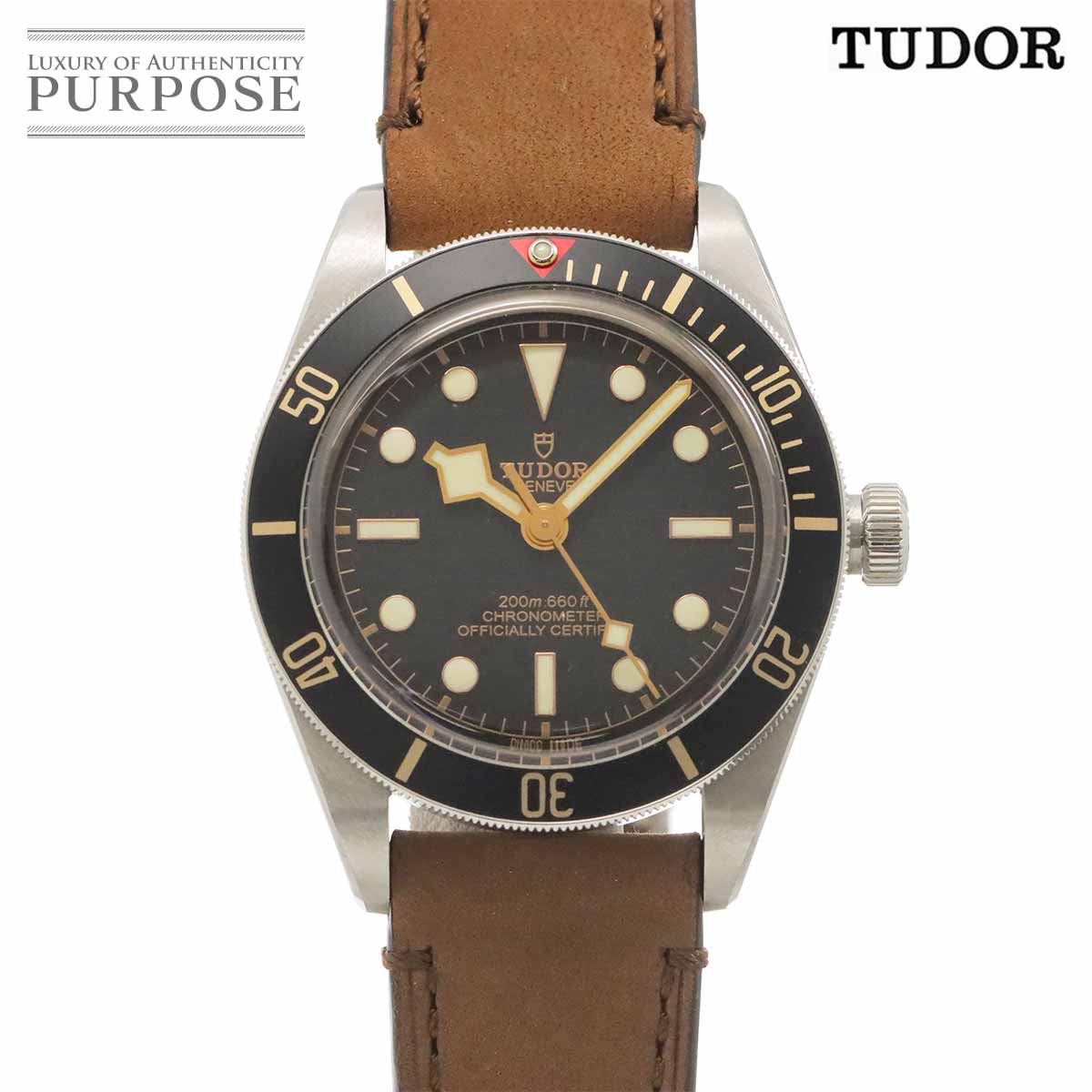 TUDOR ブラックベイ フィフティエイト 79030N メンズ 腕時計 ブラック オートマ 自動巻き ウォッチ Black Bay Fifty Eight チューダー チュードル 90342245