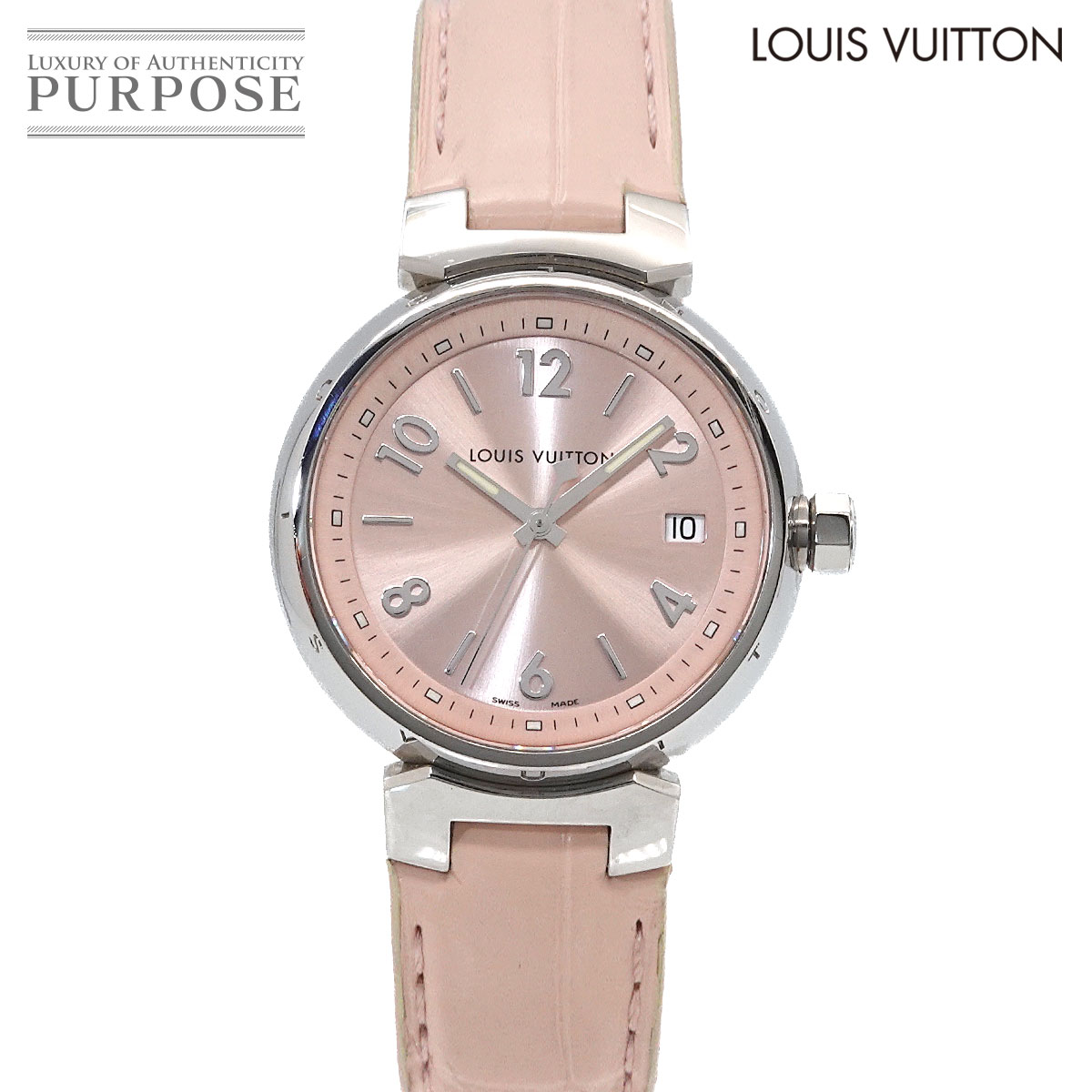 LOUIS VUITTON タンブール Q13MX レディース 腕時計 クォーツ ウォッチ Tambour ルイ ヴィトン 90346190