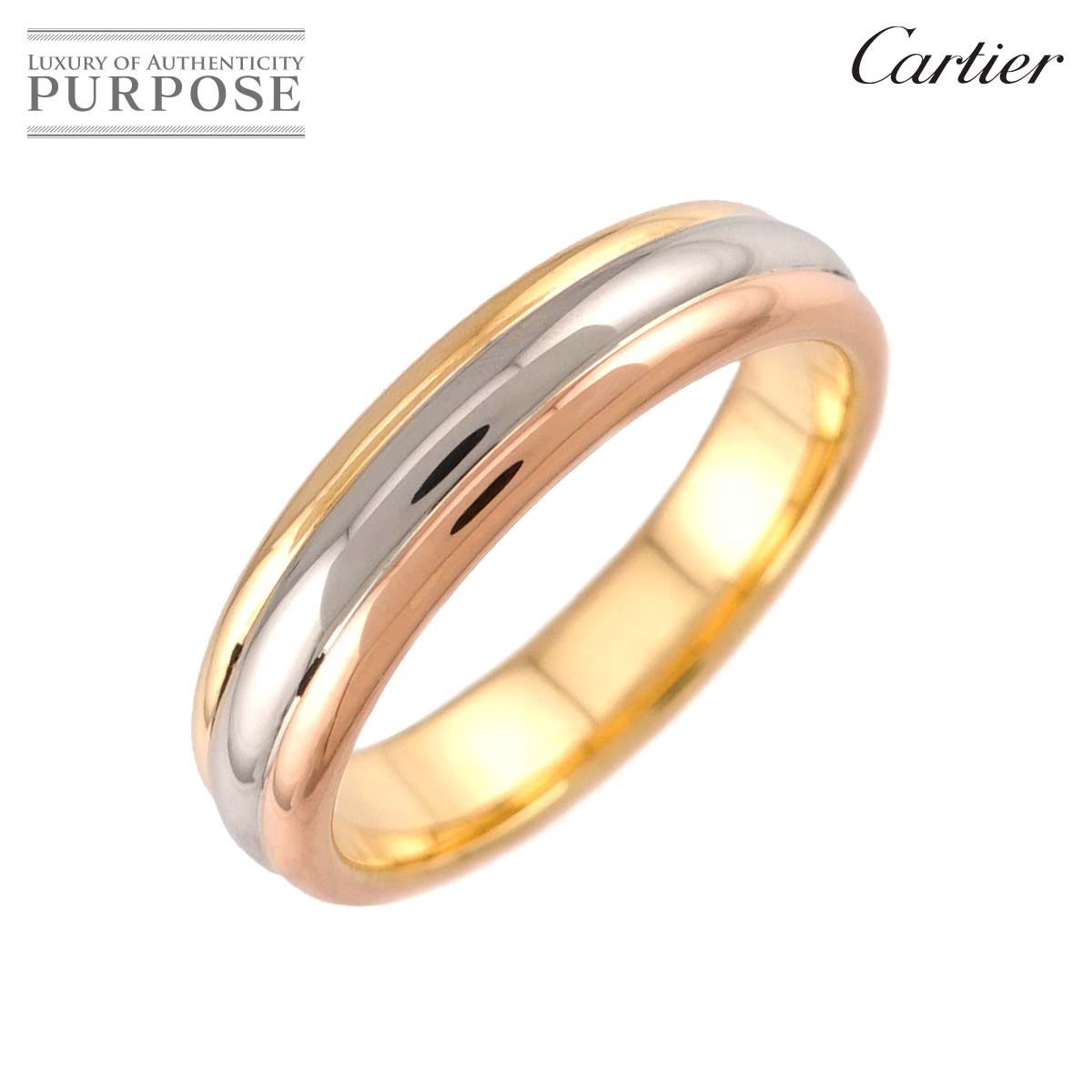 Cartier ヴァンドーム #57 リング K18 YG WG PG スリーゴールド 3カラー 750 指輪 Vendome Ring カルティエ 90340577