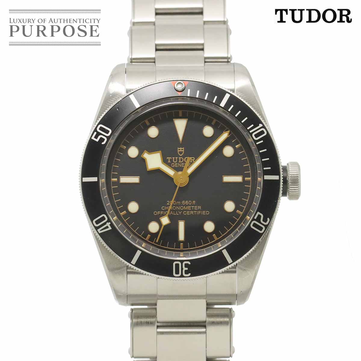 TUDOR ヘリテージ ブラックベイ 79230N メンズ 腕時計 ブラック オートマ 自動巻き ウォッチ Heritage Black Bay チューダー チュードル 90346279