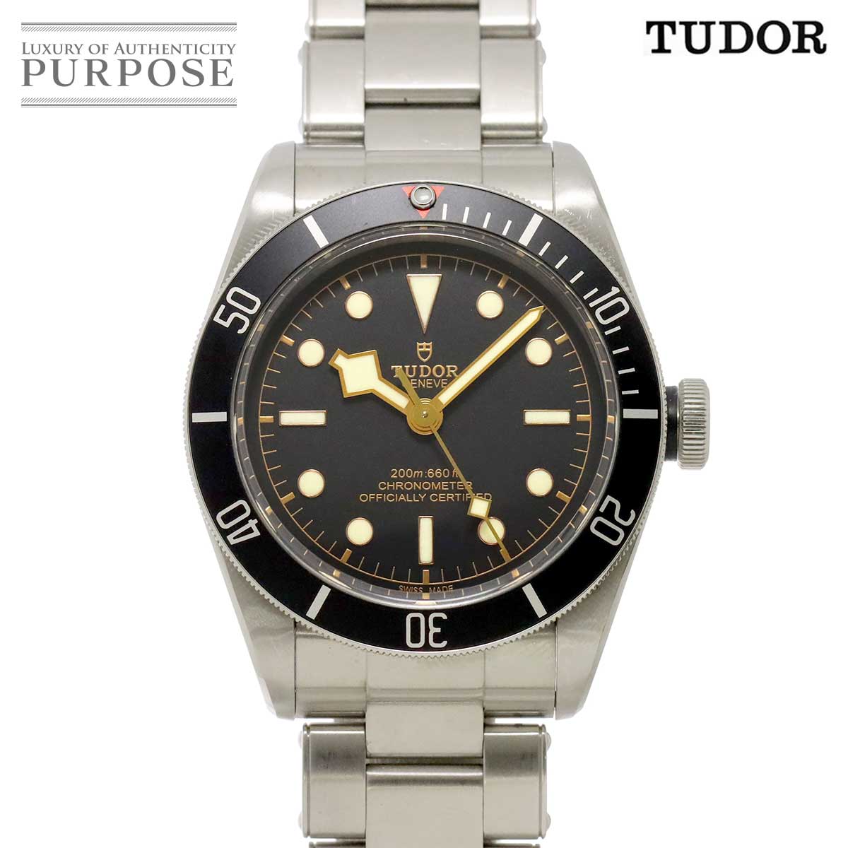 TUDOR ヘリテージ ブラックベイ 79230N メンズ 腕時計 ブラック オートマ 自動巻き ウォッチ Heritage Black Bay チューダー チュードル 90346297