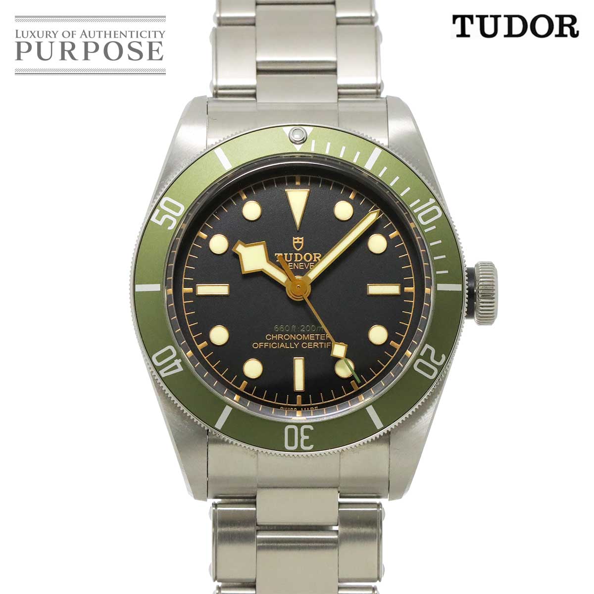 TUDOR ヘリテージ ブラックベイ ハロッズ限定 79230G メンズ 腕時計 ブラック オートマ 自動巻き ウォッチ Heritage Black Bay チューダー チュードル 90346308