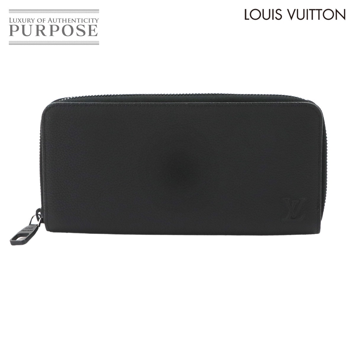 LOUIS VUITTON LVアエログラム ジッピーウォレット ホリゾンタル 長財布 ノワール レザー M25959 RFID Zippy Wallet Horizontal ルイ ヴィトン 90343683