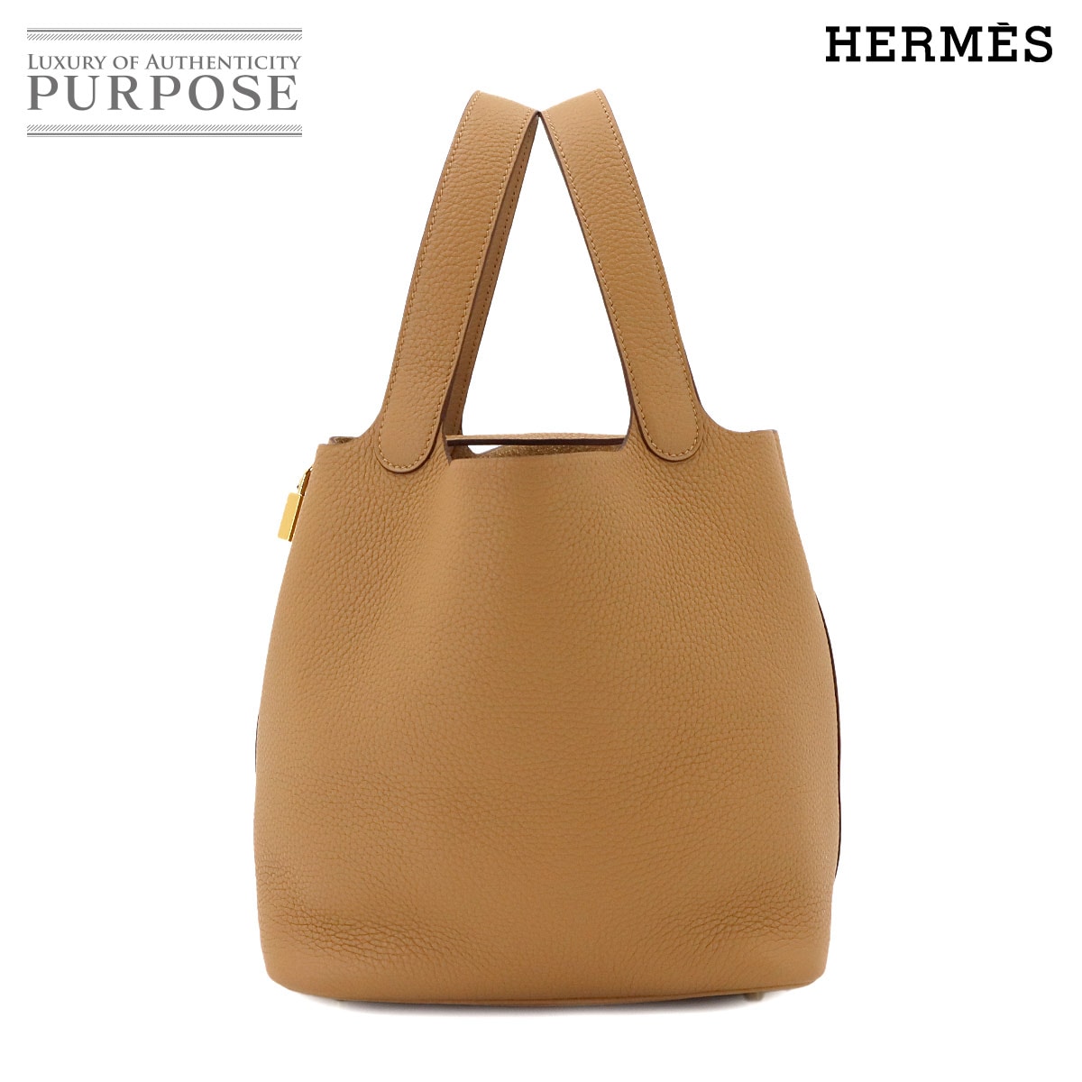 HERMES バーキン30 クシュベル エプソン ナチュラル ハンド バッグ □D