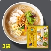 ヴィーガン　ぷるんちゃん麺　オニオンスープ味3食  賞味期限2026.4.16