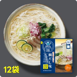 ぷるんちゃん麺　鯛だし味12食  賞味期限2025.10.23