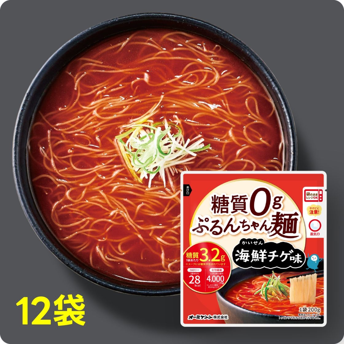 旨辛 ぷるんちゃん麺 海鮮チゲ味12食 賞味期限2026.7.22