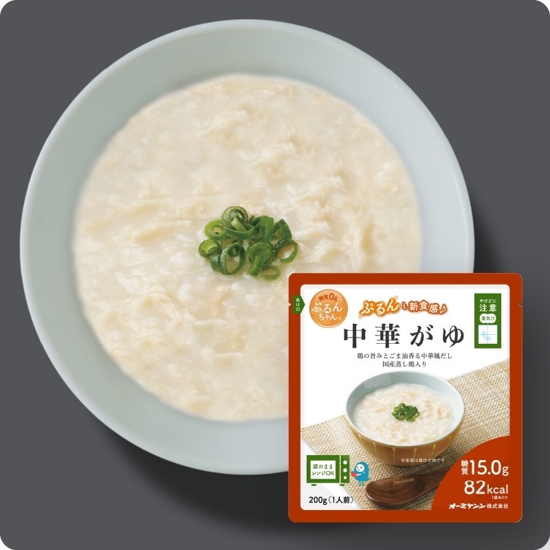 毎日健康 朝粥生活♪ ぷるんちゃん 白がゆ4食+たまごがゆ4食+中華がゆ4食 計12食 賞味期限2026.9.9