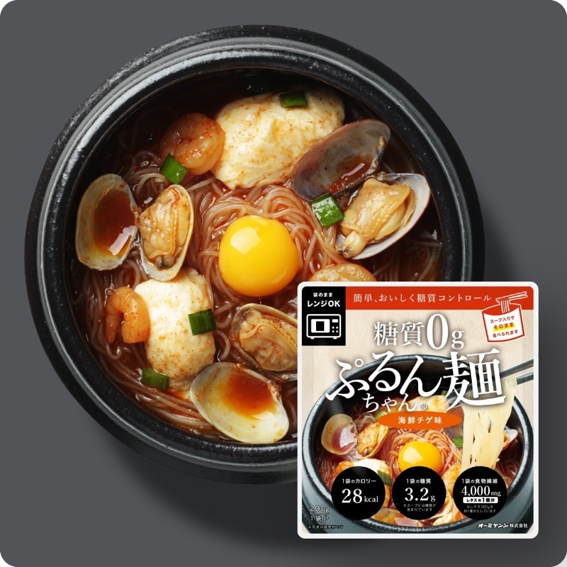 旧包材特価　麺の人気TOP3がセットに！　糖質0gぷるんちゃん麺　鶏白湯味4食＋海鮮チゲ味4食＋鶏塩味4食 計12食  賞味期限2026.4.17