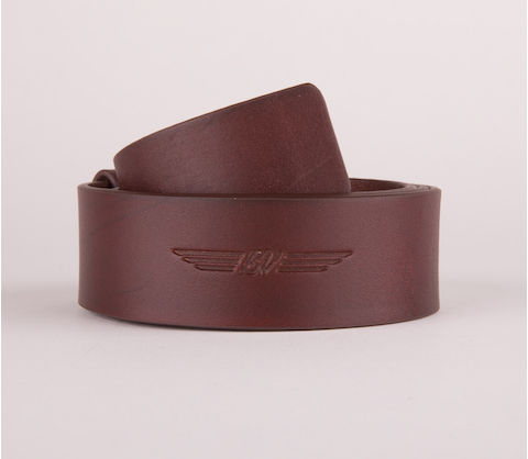ボーケイ　レザーベルト ブラウン M　VOKEY　BV EMBOSSED LEATHER BELT BROWN M 38759