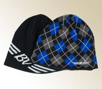 ボーケイ　リバーシブルビーニー　ブラック/ブルー VOKEY BV WINGS REVERSIBLE BEANIE BLACK/BLUE 28185