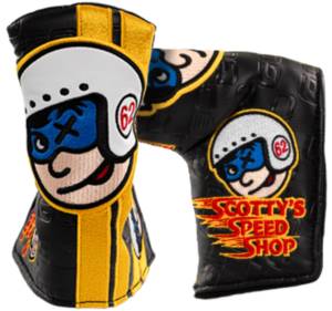 スコッティキャメロン ジョニーレーサー ブラック スタンダードSCOTTY CAMERON 2020 CUSTOM SHOP JOHNNY RACER STANDARD HEADCOVER BLACK