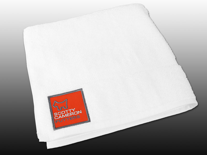 スコッティキャメロン スコッティドッグ タオル CAMERON 2013 SCOTTY DOG TOUR TOWEL WHITE 100235