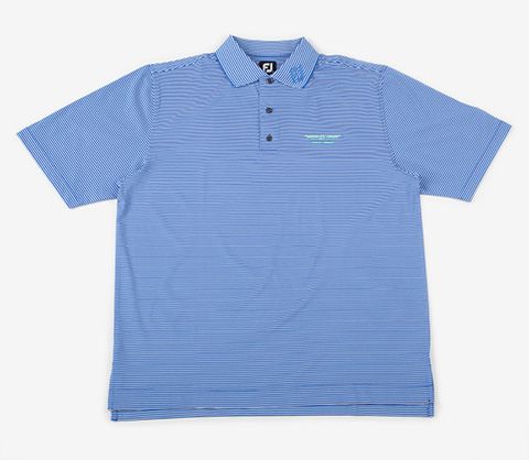 ボーケイ ツアーポロ ストレッチライル ストライプ マリン/ホワイト Ｓ VOKEY FJ STRETCH LISLE STRIPE POLO MARINE/WHITE S 20152S