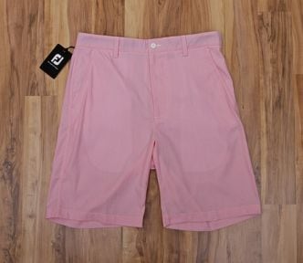 ボーケイ ショートパンツ VOKEY FJ PERFORMANCE GOLF SHORT CHAMBRAY PINK 32 (24205)