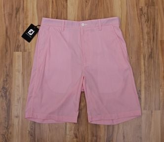 ボーケイ ショートパンツ　VOKEY FJ PERFORMANCE GOLF SHORT CHAMBRAY PINK 32 (24205)