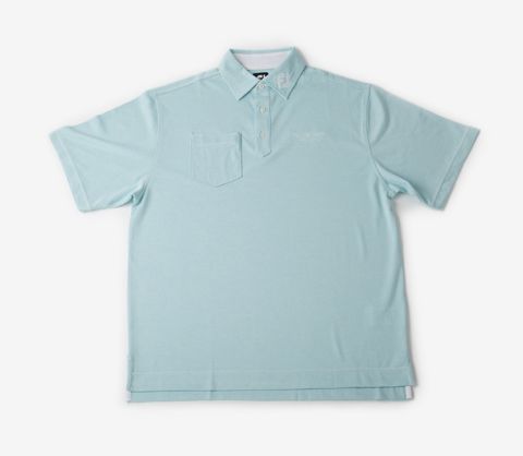 ボーケイ ポロ ピケ ヘザーミスト M VOKEY FJ PRO DRY  CONTRAST STITCH PIQUE TOUR POLO SHIRT HEATHER MIST M (21109)