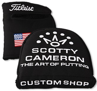 スコッティキャメロン ＵＳフラッグナイロン ラージマレット レフトハンド　CUSTOM SHOP 2013 US FLAG NYLON LARGE MALLET HEADCOVER LH BLACK