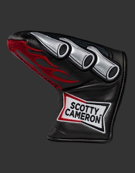 スコッティキャメロン マニホールド ミッドマレットヘッドカバー ブラック SCOTTY CAMERON 2021 MANIFOLD MID MALLET HEADCOVER BLACK 102471