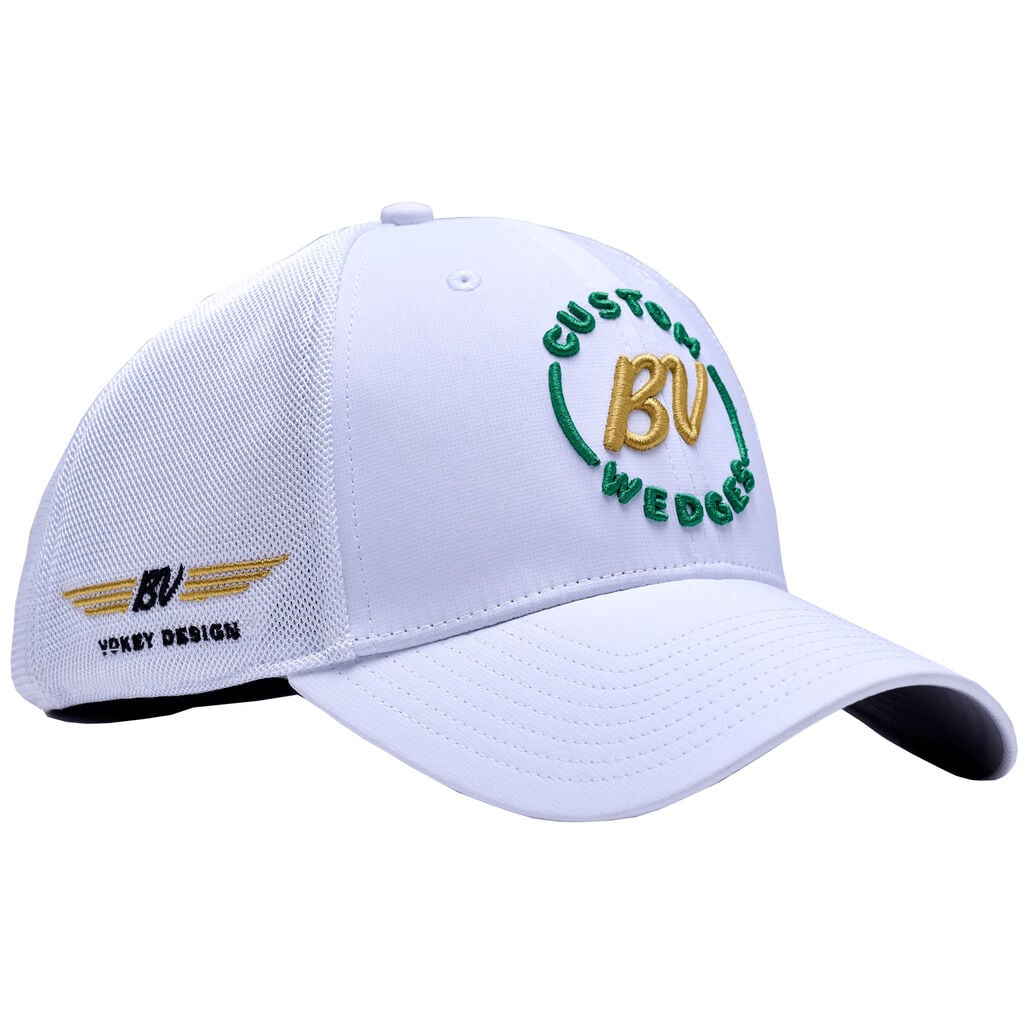 ボーケイ ツアースポーツメッシュ キャップ ホワイト M/L VOKEY CUSTOM WEDGE TOUR SPORT MESH CAP WHITE/HUNTER/GOLD M/L 40202