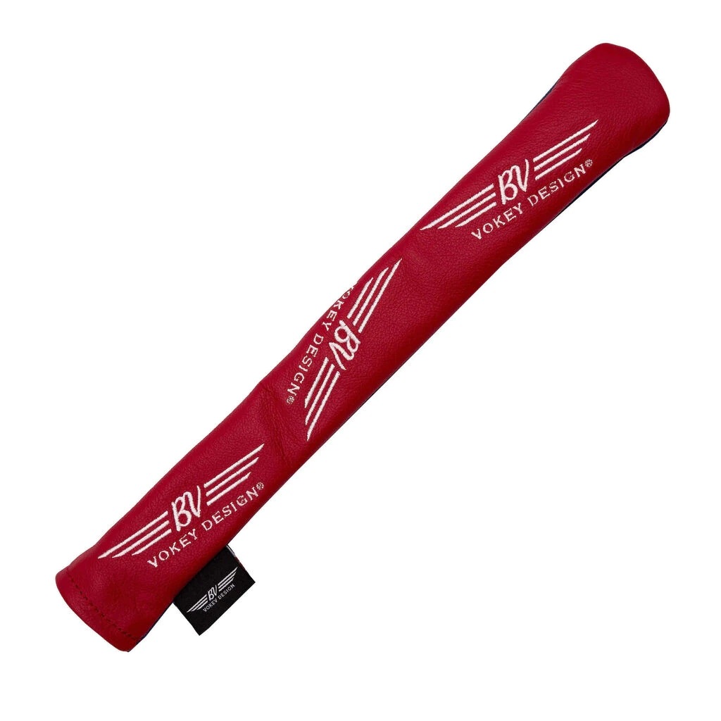 ボーケイ アライメントスティック ヘッドカバー ブルー/レッド VOKEY 2021 ALIGNMENT STICK LEATHER HEADCOVER BLUE/RED 40391