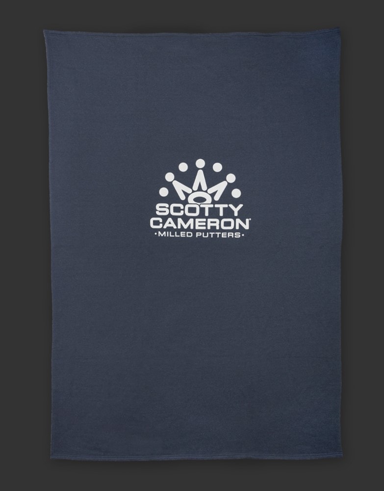 コスコッティキャメロン 7ポイントクラウン カーブランケット ネービーヘザー SCOTTY CAMERON 2021 SC CROWN CAR BLANKET NAVY HEATHER 103065