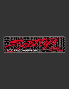<送料無料代引不可メール便>スコッティキャメロン スコッティスクリプト レクタングル ステッカー レッド/ブラック SCOTTY CAMERON 2021 SCOTTY SCRIPT RECTANGLE STICKER RED/BLACK102936