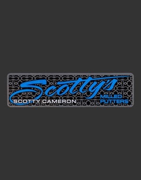 <送料無料代引不可メール便>スコッティキャメロン スコッティスクリプト レクタングル ステッカー ブルー/ブラック SCOTTY CAMERON 2021 SCOTTY SCRIPT RECTANGLE STICKER BLUE/BLACK102937