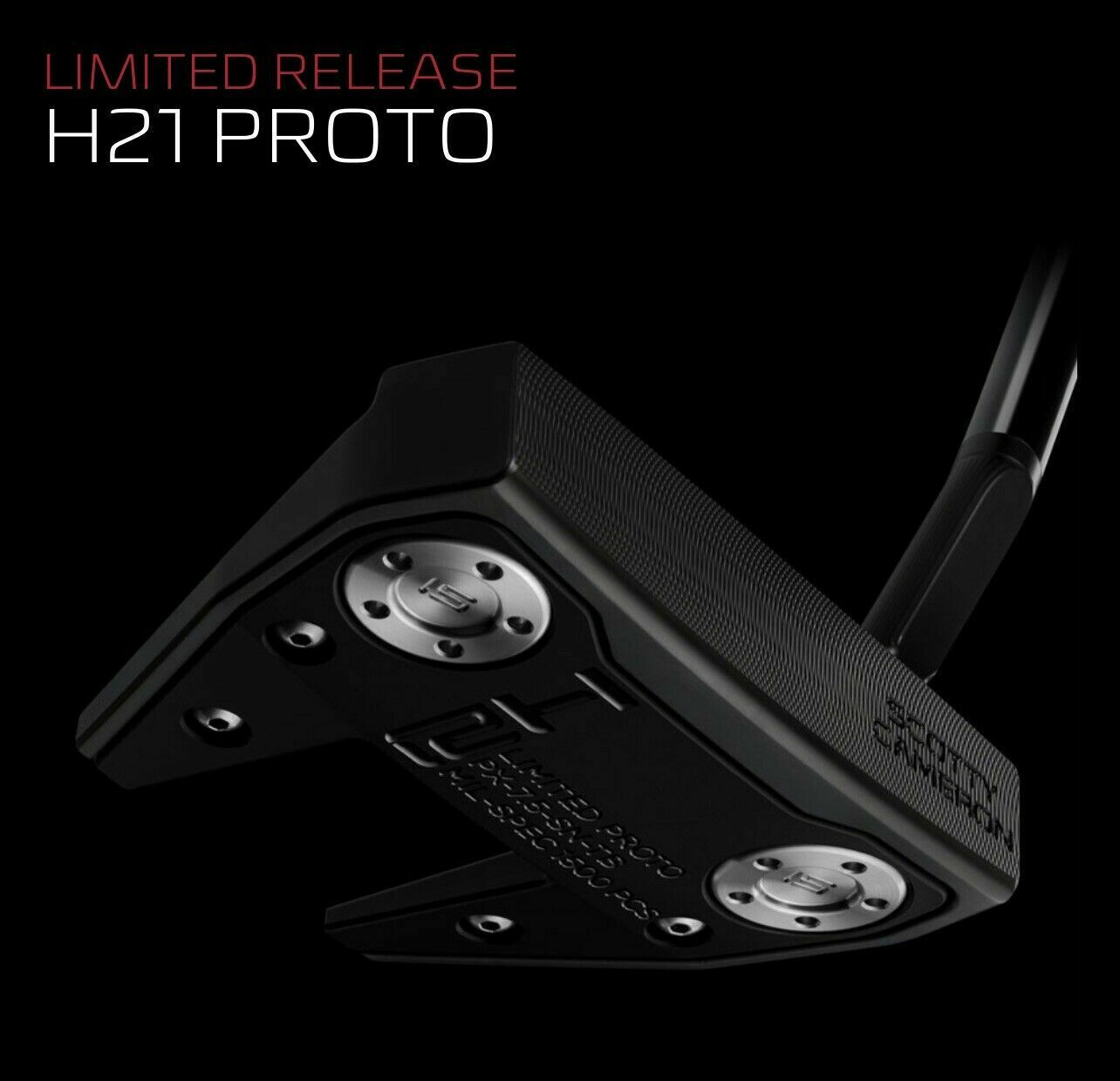 スコッティキャメロン 2021 ホリデー H21 ファントム X7.5 ブラックパター SCOTTY CAMERON 2021 HOLIDAY H21 PHANTOM X7.5 PROTOTYPE PUTTER