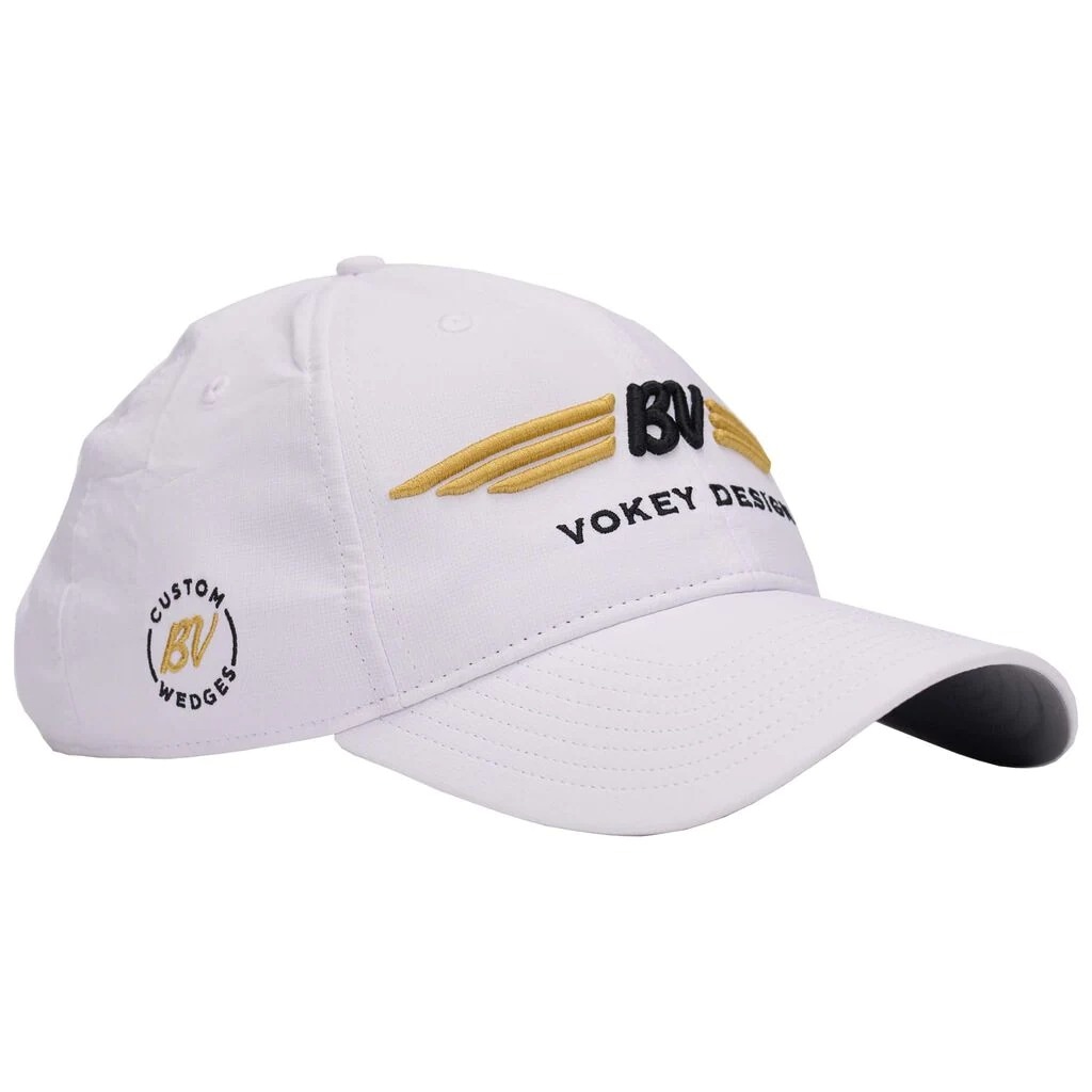 ボーケイ BVウィングス ツアーパフォーマンス メッシュキャップ ホワイト/ブラック/ゴールド VOKEY 2021 BV WINGS TOUR PERFORMANCE MESH CAP WHITE/BLACK/GOLD 40353