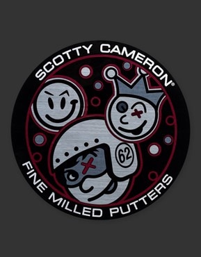 ＜送料無料代引不可メール便＞スコッティキャメロン ショップボーイズ ステッカー ブラック　SCOTTY CAMERON 2022 SHOP BOYS ROUND STICKER BLACK 102921