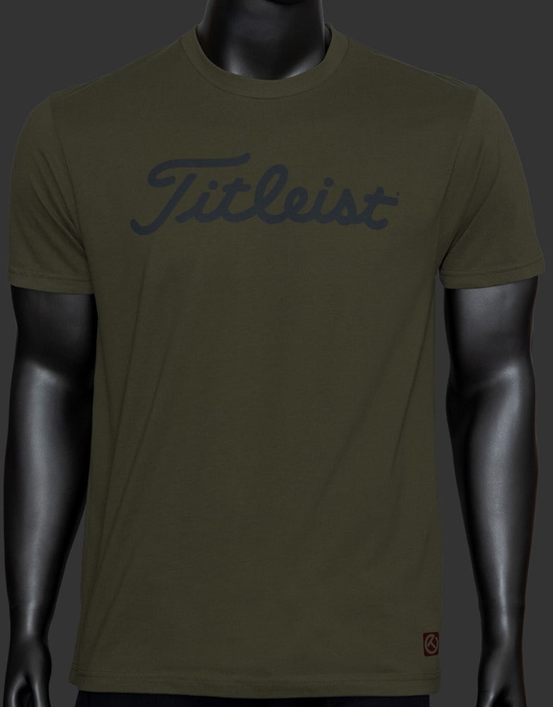 スコッティキャメロン タイトリスト スクリプト Tシャツ ミリタリーグリーン M  SCOTTY CAMERON 2022 TITLEIST SCRIPT T SHIRT MILITARY GREEN MEDIUM 103170