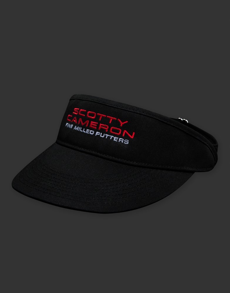 スコッティキャメロン SCスーパーファースト バイザー ブラック SCOTTY CAMERON 2022 EMBROIDERER SC SUPER FIRST VISOR BLACK 102944
