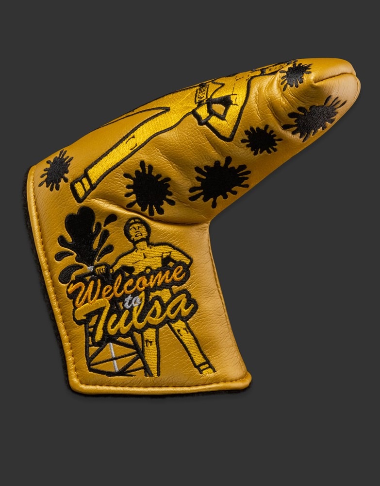 スコッティキャメロン 2022 全米プロ タルサ ゴールデンドリラー ヘッドカバー ゴールド SCOTTY CAMERON 2022 PGA TULSA GOLDEN DRILLER HEADCOVER GOLD 103198