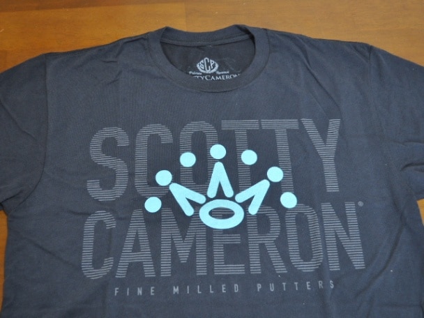 スコッティキャメロン 7ポイントクラウン オーバーラップ Tシャツ ブラック/SCブルー M SCOTTY CAMERON 2018 CROWN OVERRAP T-SHIRT BLACK/SC BLUE M 101814