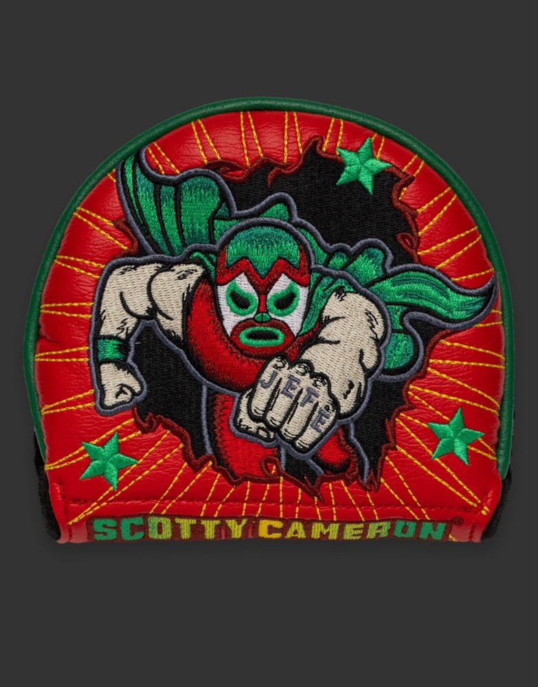 スコッティキャメロン 2022 シンコデマヨ エルジェファ ミッドラウンド ヘッドカバー オレンジ SCOTTY CAMERON 2022 CINCO DE MAYO EL JEFE MID ROUND HEADCOVER ORANGE 103200