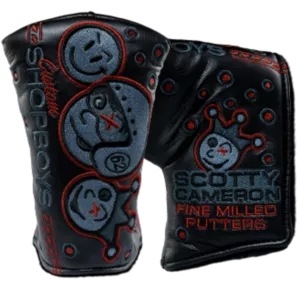 スコッティキャメロン カスタムショップボーイズ ミッドマレット ヘッドカバー ブラック SCOTTY CAMERON 2022 CUSTOM SHOPBOYS MID MALLET HEADCOVER BLACK 2022sbmm