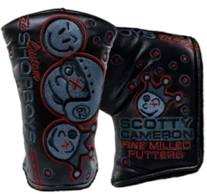 スコッティキャメロン カスタムショップボーイズ ミッドマレット ヘッドカバー ブラック　SCOTTY CAMERON 2022 CUSTOM SHOPBOYS MID MALLET HEADCOVER BLACK 2022sbmm